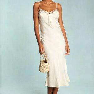 Rouje Dune Dress FR34 US2 Jacquard Creme